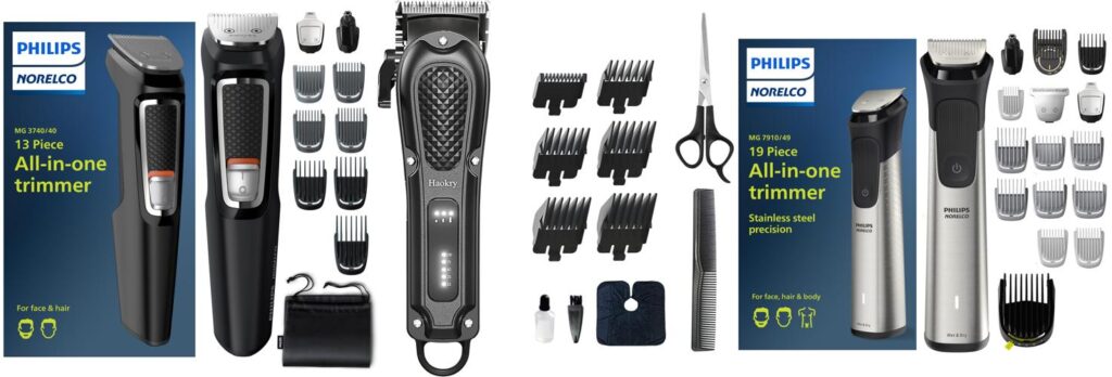 Best Beard Cutting Machine combined image