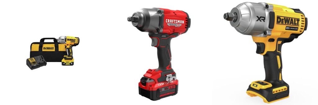 Best Impact Wrenches combined image