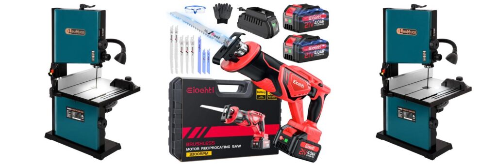 Best Saw For Low Noise combined image