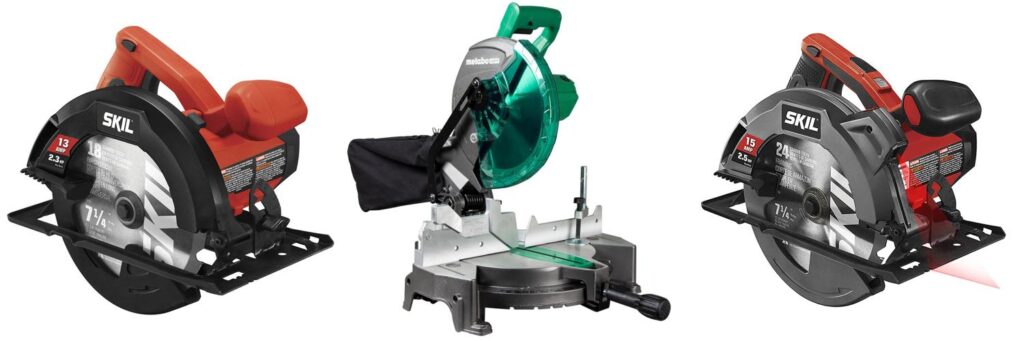 Best Saw For Maximum Power combined image