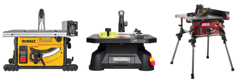 Best Saw For Tabletop Use combined image