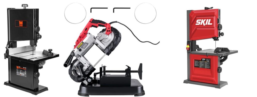 The Best Stationary Band Saw - Top 5 Picks & Review 2 Best Stationary Band Saw combined image