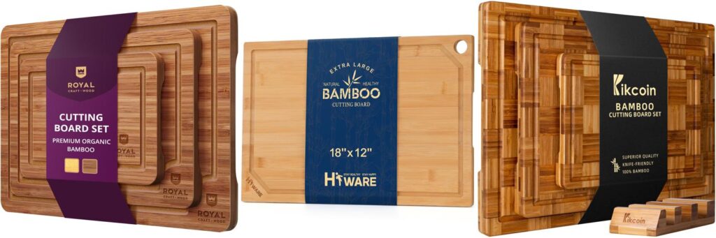 Best Woods For Cutting Boards combined image