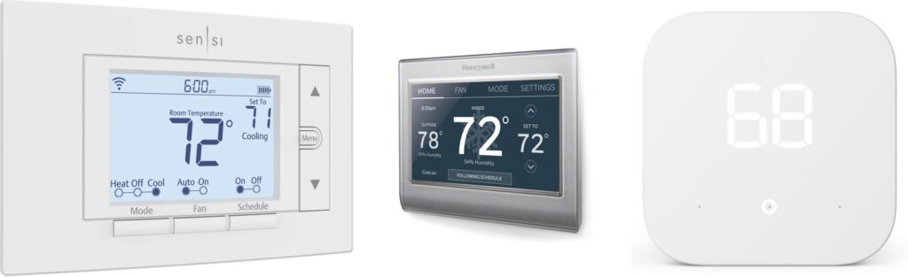 Bluetooth Smart Thermostat combined image