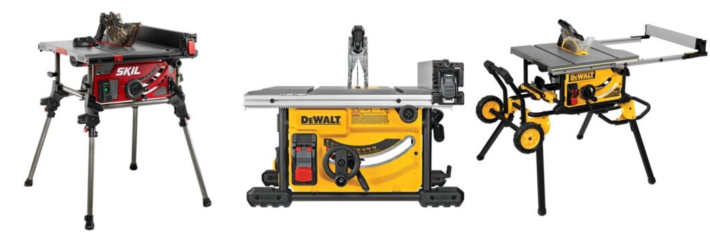 Budget Portable Table Saw: A Buyer's Guide & Review 56 Budget Portable Table Saw combined image