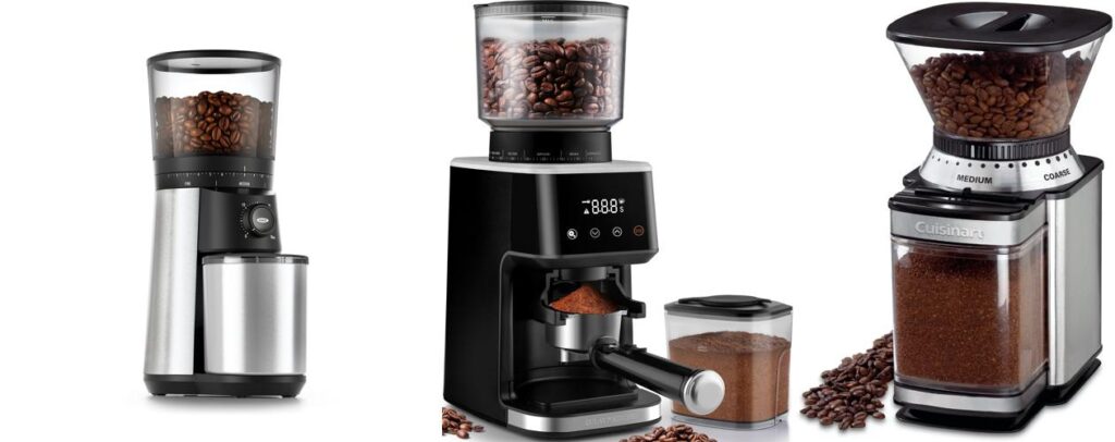 Burr Grinder For Espresso combined image