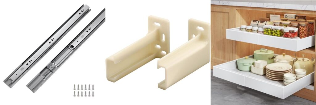 Cabinet Drawer Slides combined image