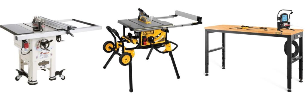 Best Cabinet Table Saw for Small Shops: Reviews & Guide 78 Cabinet table saw for small shop combined image 1