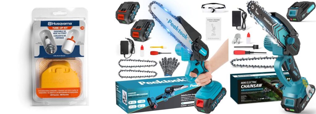 Chainsaw For Easy Maintenance combined image
