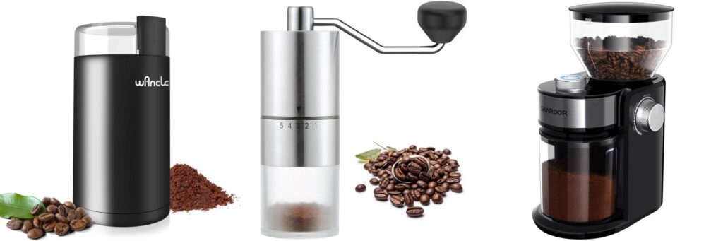Cheap Espresso Grinder combined image