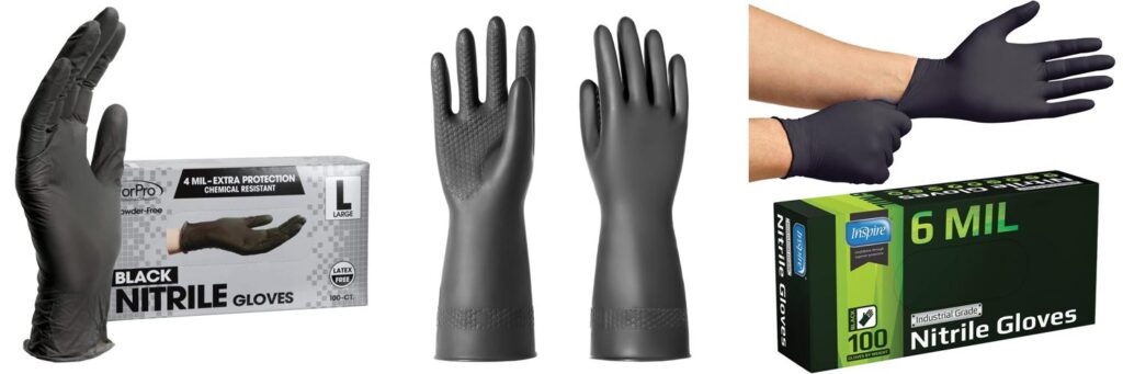 Chemical Resistant Gloves combined image