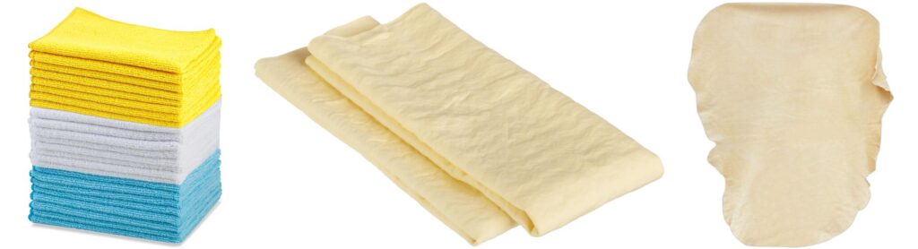 Cleaning Chamois combined image