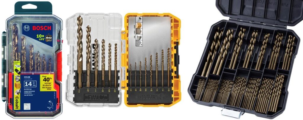 Cobalt Drill Bits combined image