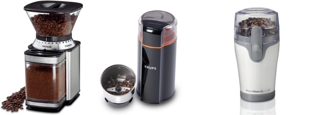 Coffee Grinder For Drip Coffee combined image