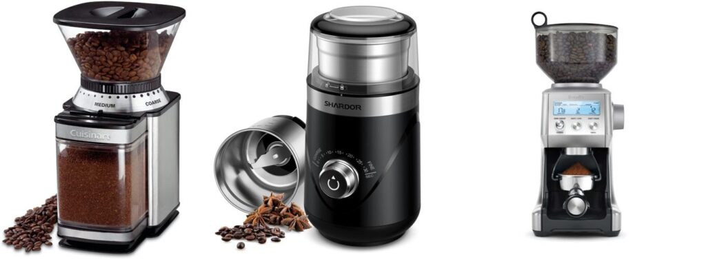 Coffee Grinder For Espresso combined image