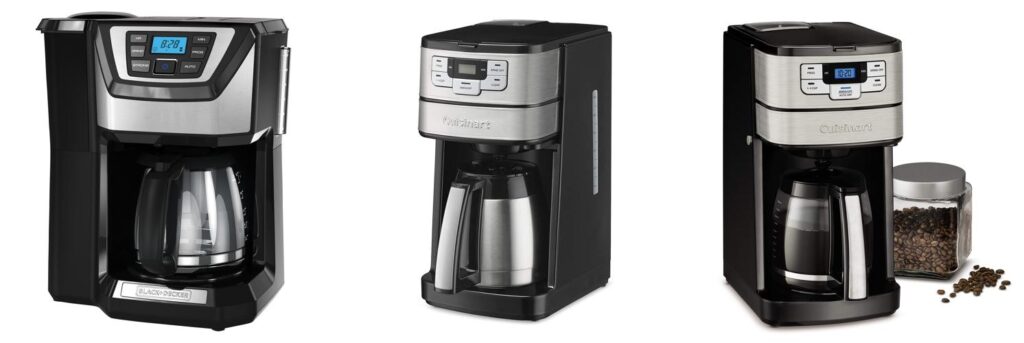 Coffee Pot With Grinder combined image