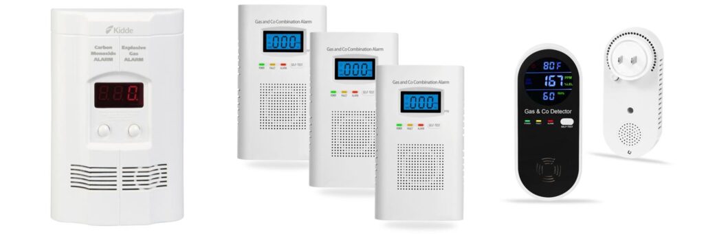 Combination Gas Carbon Monoxide Detectors combined image