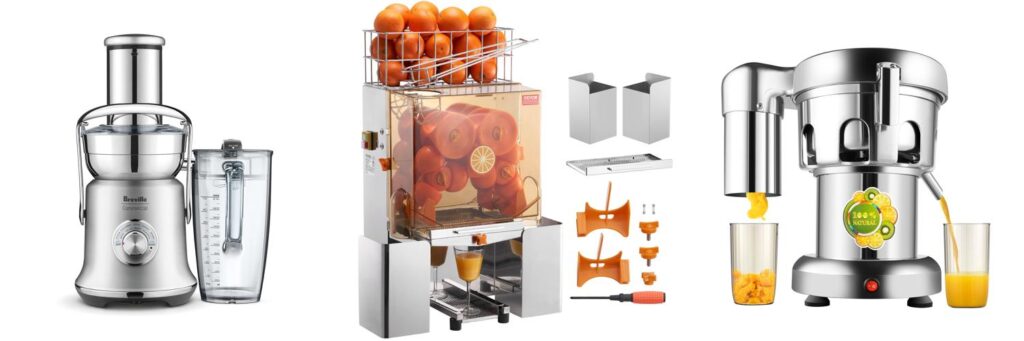 Commercial Juicer For Vegetables combined image
