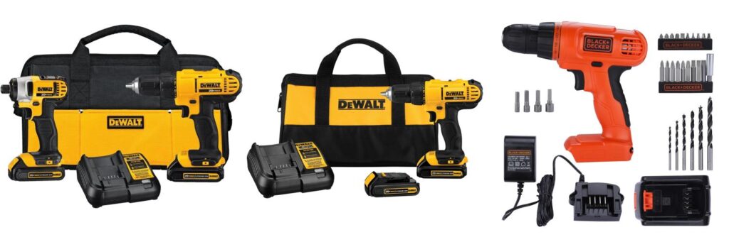 Cordless Drill Driver combined image