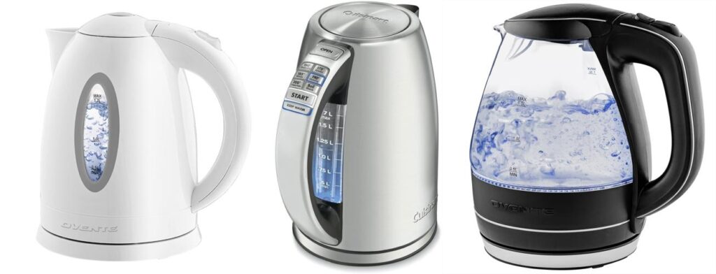 Cordless Electric Water Heater combined image