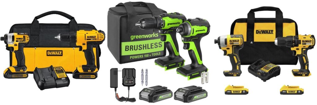 Cordless Impact Drill Driver combined image