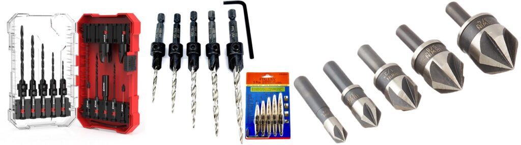 Countersink Drill Bit Set combined image