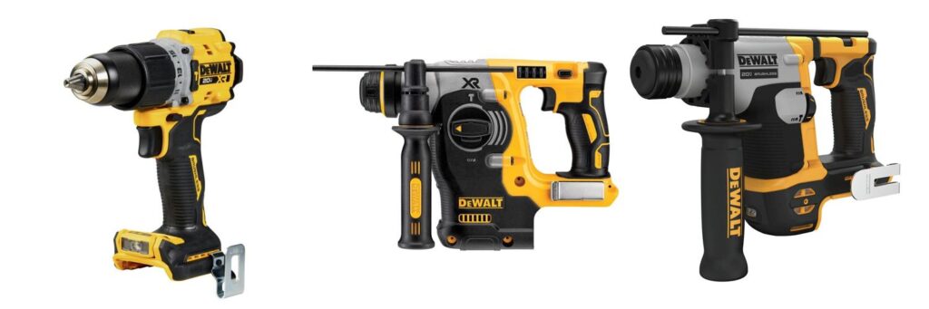 Dewalt Hammer Drill combined image