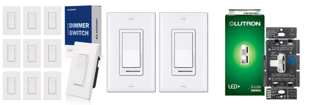 Dimmer Switches combined image