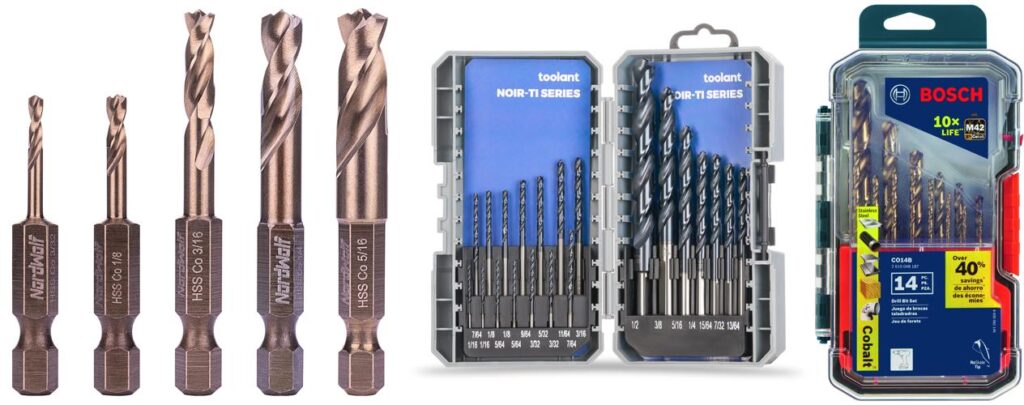 Best Hardened Steel Drill Bits: A Comprehensive Review 2 Drill Bits Hardened Steel combined image