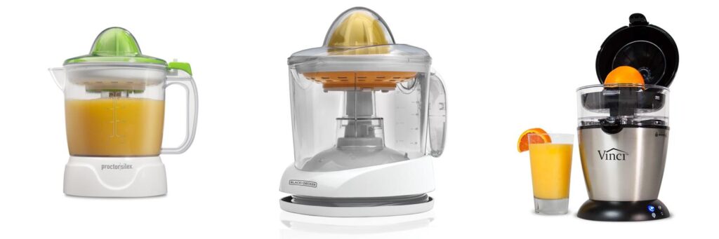 Electric Citrus Juicer For Home combined image