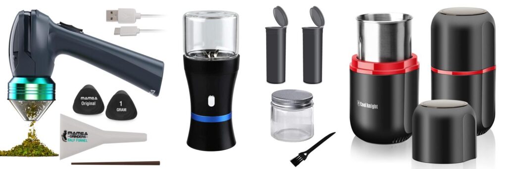 Electric Weed Grinder combined image