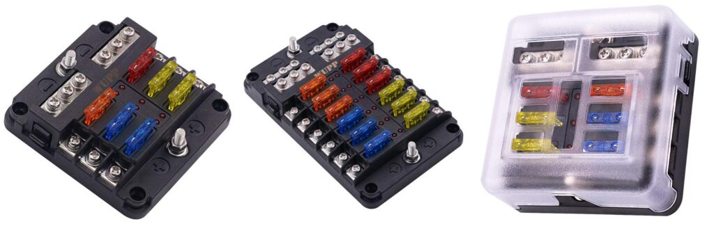 Electrical fuse blocks combined image