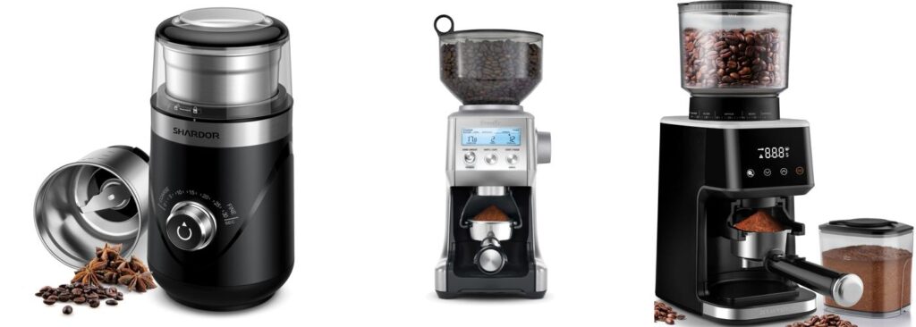 Espresso Grinder combined image
