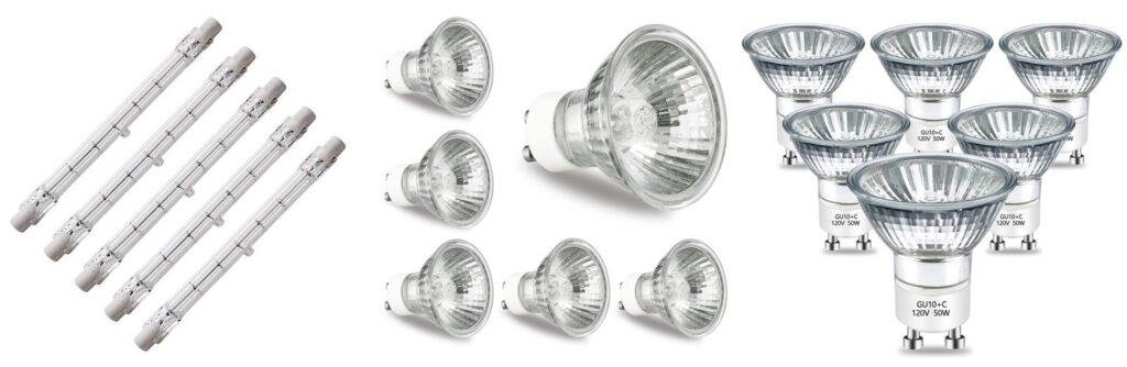 Halogen Bulbs combined image