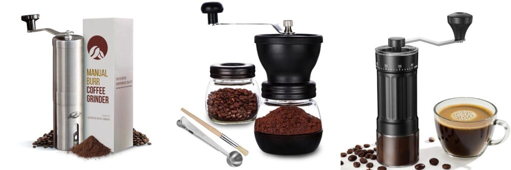 Hand Coffee Grinder combined image