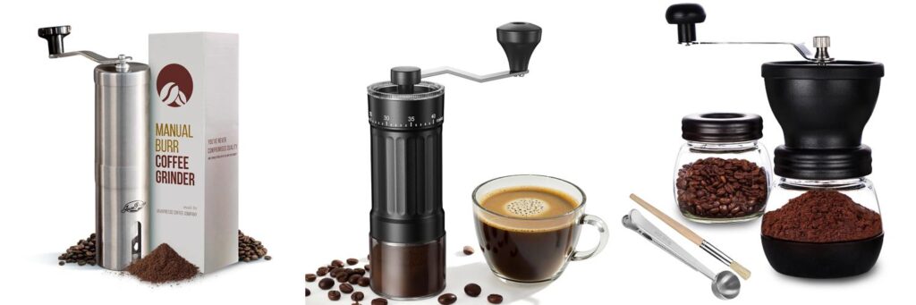 Hand Grinder Coffee combined image