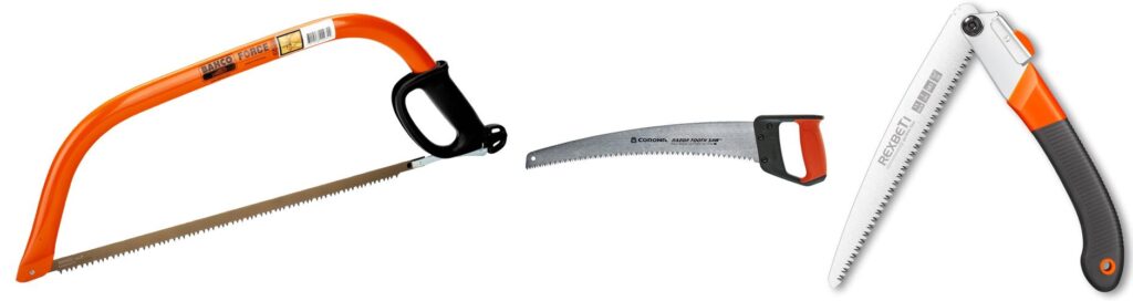 Hand Saw For Cutting Firewood combined image