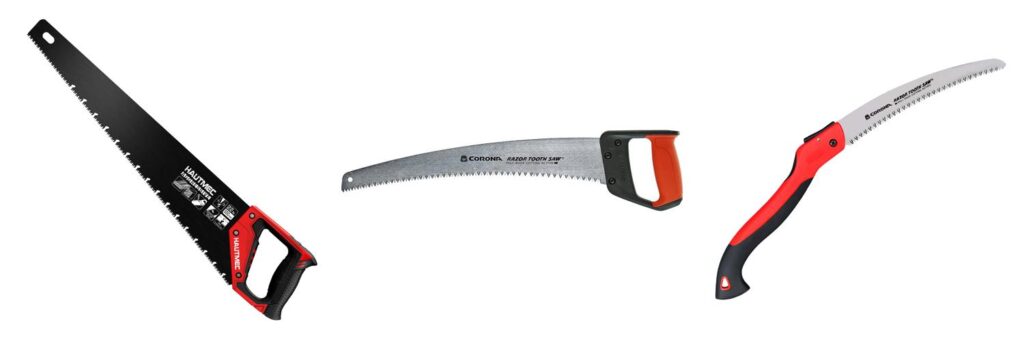 Hand Saw For Cutting Large Trees combined image