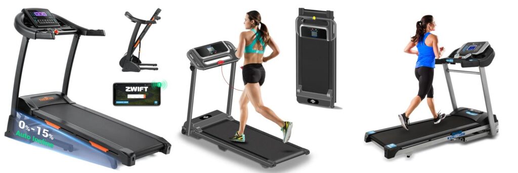 High Performance Folding Treadmill combined image
