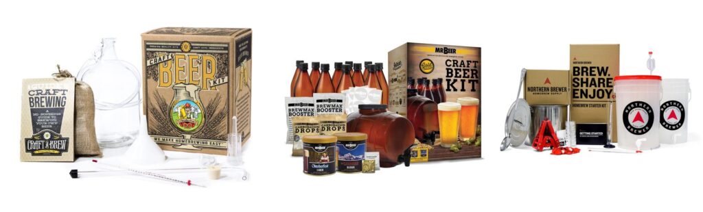 Home Brewing Kit For Beer combined image