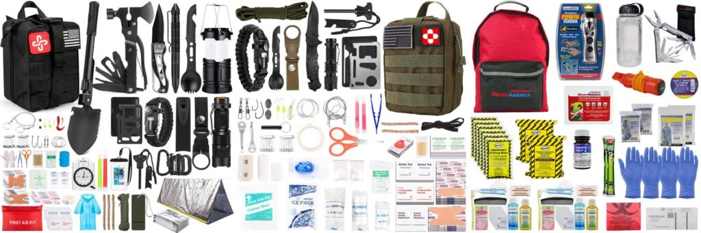 Home Emergency Survival Kits combined image