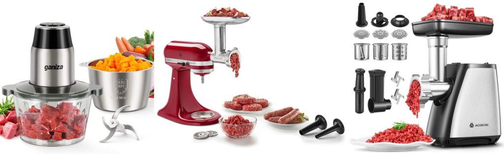 Home Meat Grinder combined image