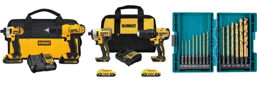 Impact Driver Drill Set combined image