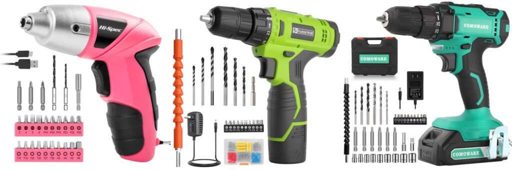 Inexpensive Drill combined image