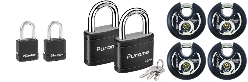 Keyed Padlocks combined image