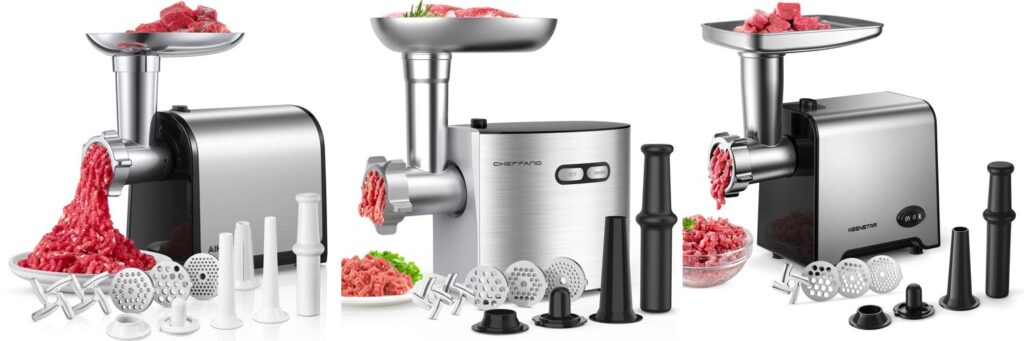 Meat Grinder For Venison combined image