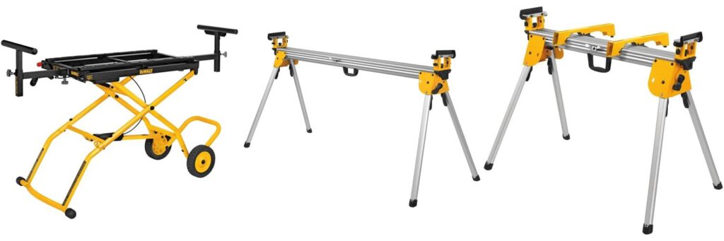 Miter Saw Stand For Dewalt combined image