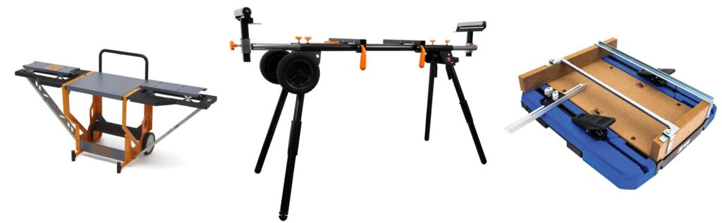 Miter Saw Station combined image