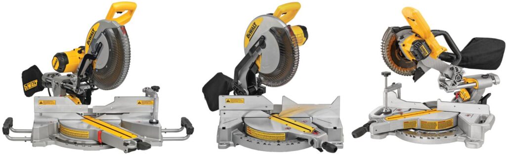 Price Dewalt Miter Saw combined image