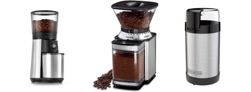 Rated Coffee Grinder combined image